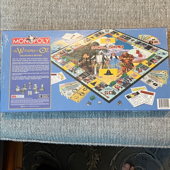 Monopoly The Wizard of Oz new Board Game Collector's Edition (1998) NEW SEALED - Picture 3 of 5